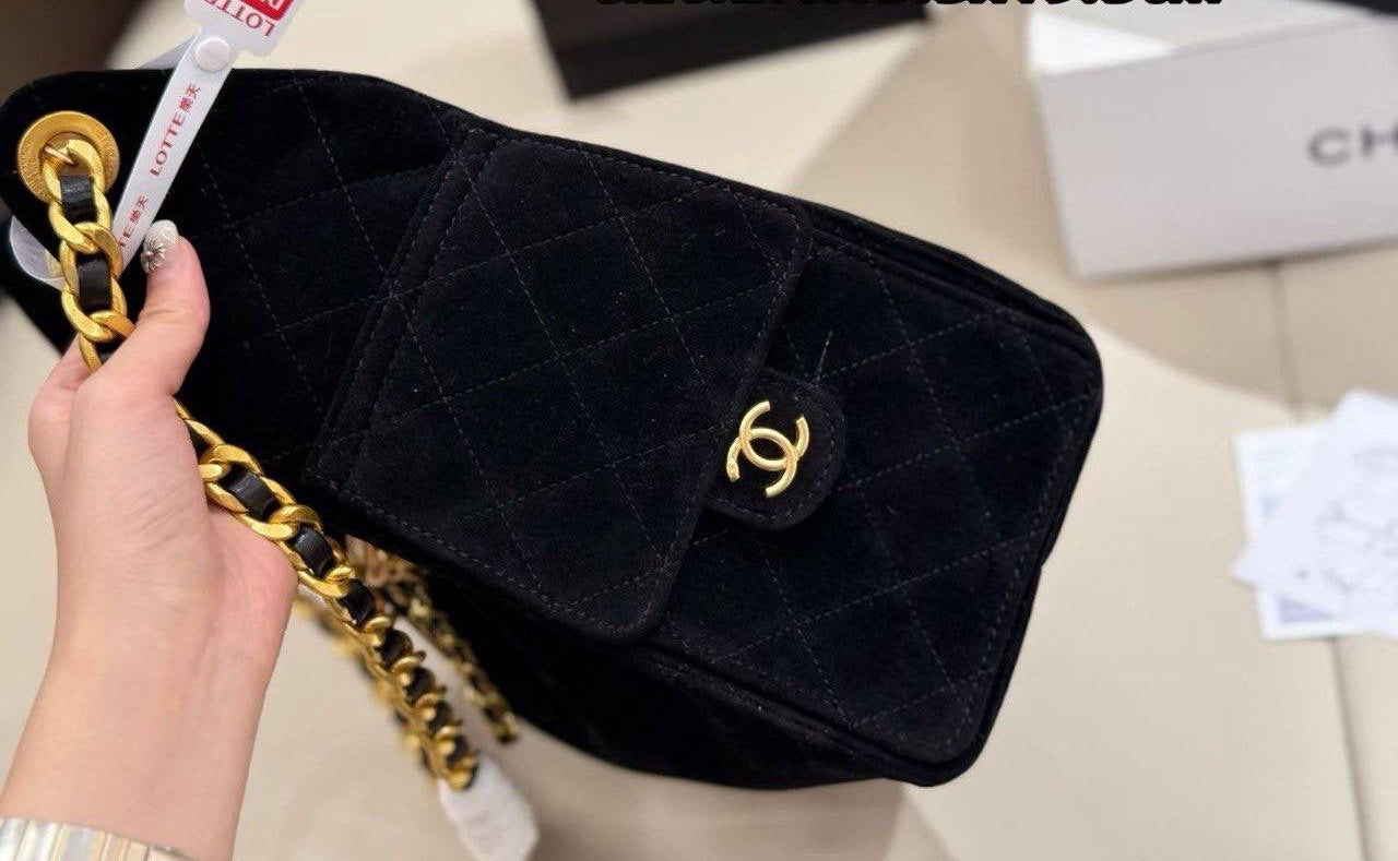 Chanel 25 Mini Handbag suede