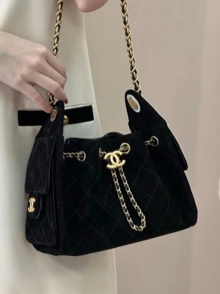 Chanel 25 Mini Handbag suede