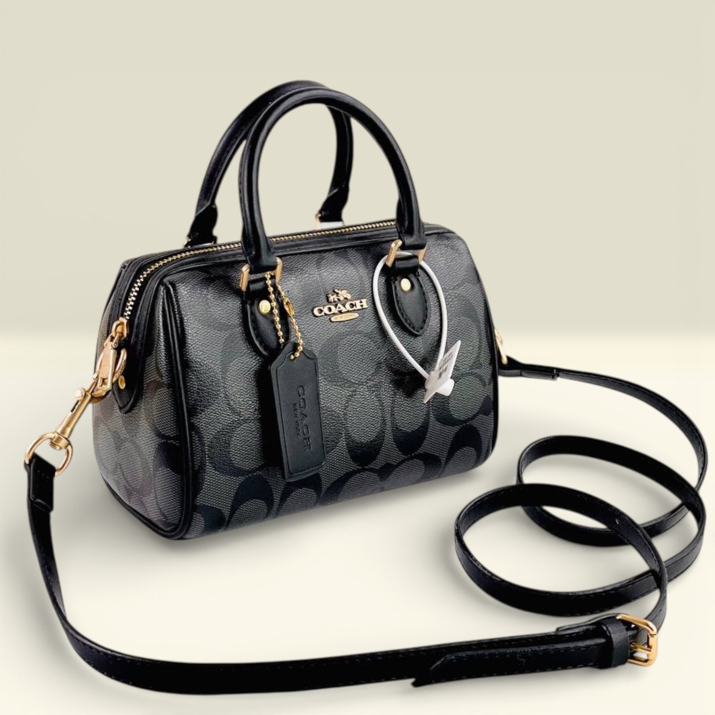 COACH Rowan Satchel Bag In Signature Canvas