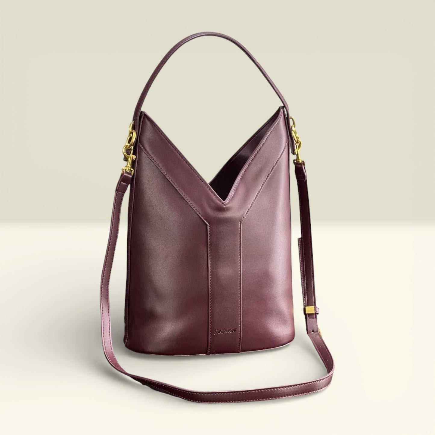 YSL- SAINT LAURENT TOP HANDLE BUCKET BAG