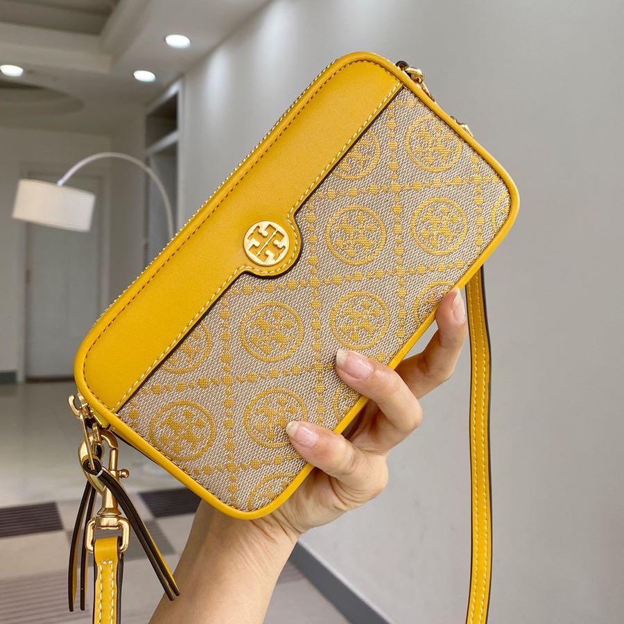 Tory Burch T Monogram Jacquard Double-Zip Mini Bag