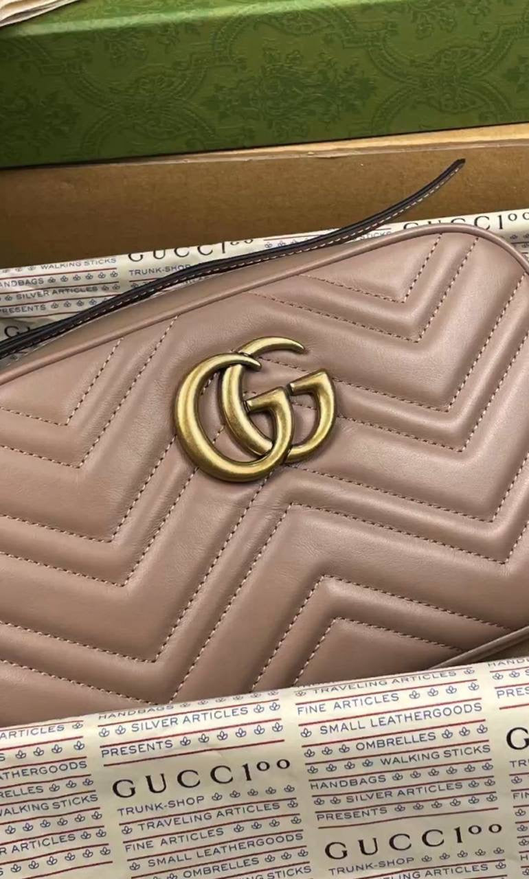 Gucci GG Marmont Small Quilted Leather Bag