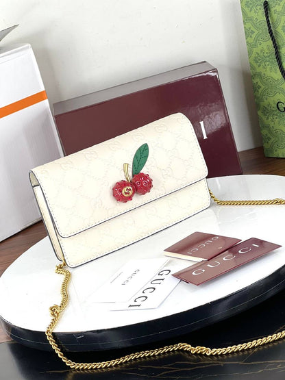 Gucci Signature Mini Bag with Cherries