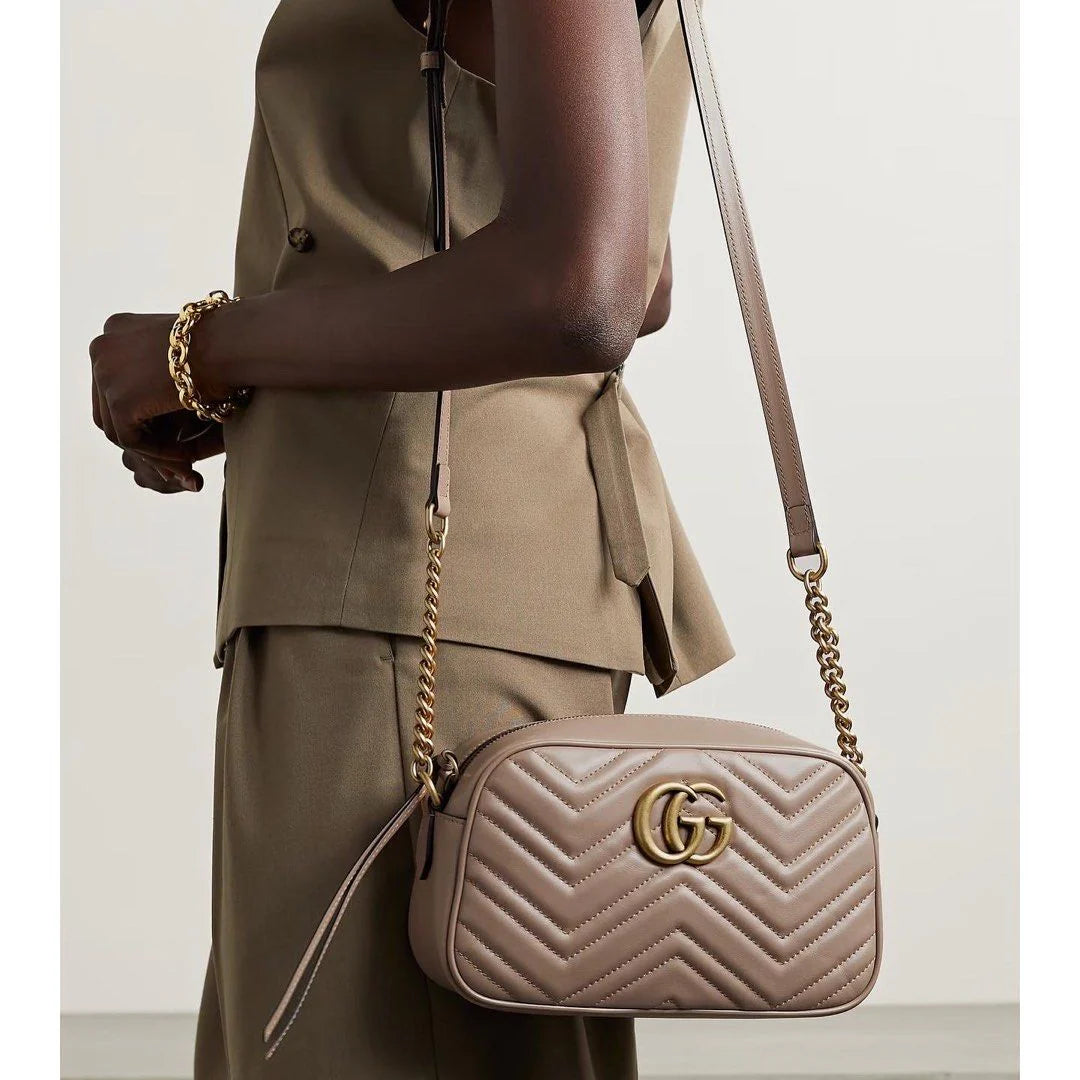 Gucci GG Marmont Small Quilted Leather Bag