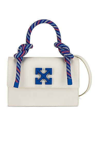 Off-White Jitney 1.4 leather top-handle bag