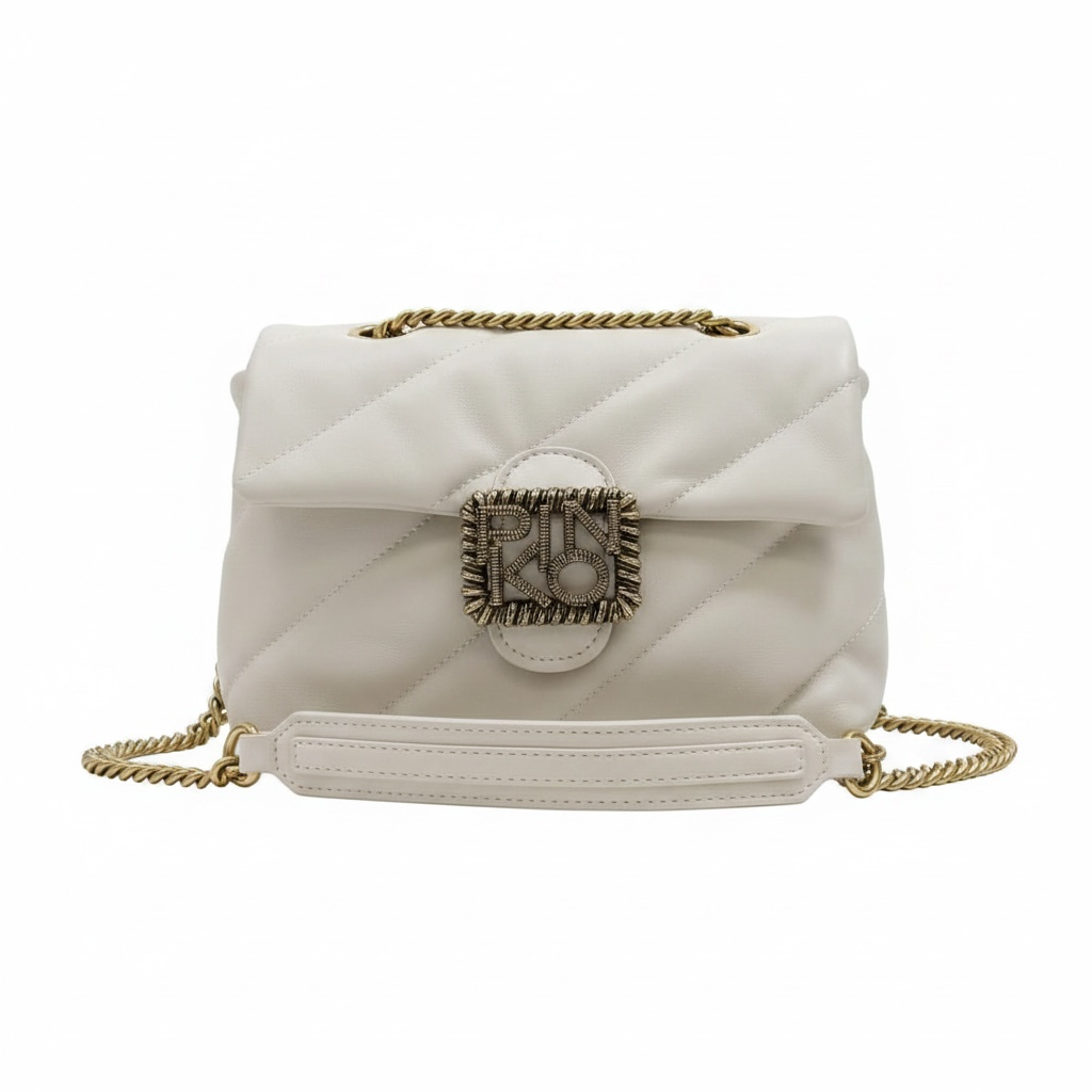 Pinko Love Classic Puff Maxi Quilt Jewel Bag
