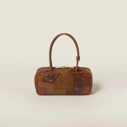 Miu Miu Patchwork Leather Tote Bag