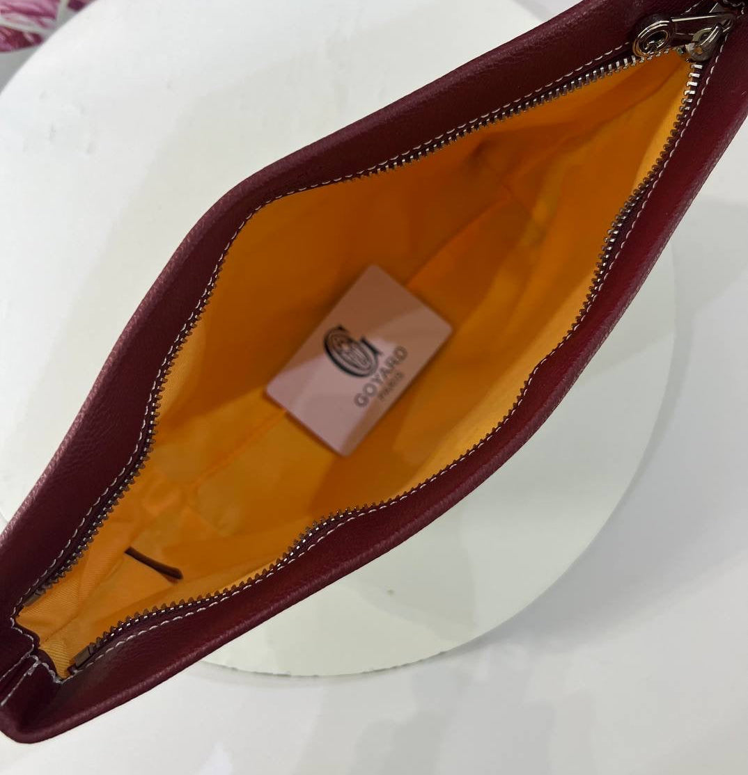 Goyard Conti Pouch in Goyardine Canvas
