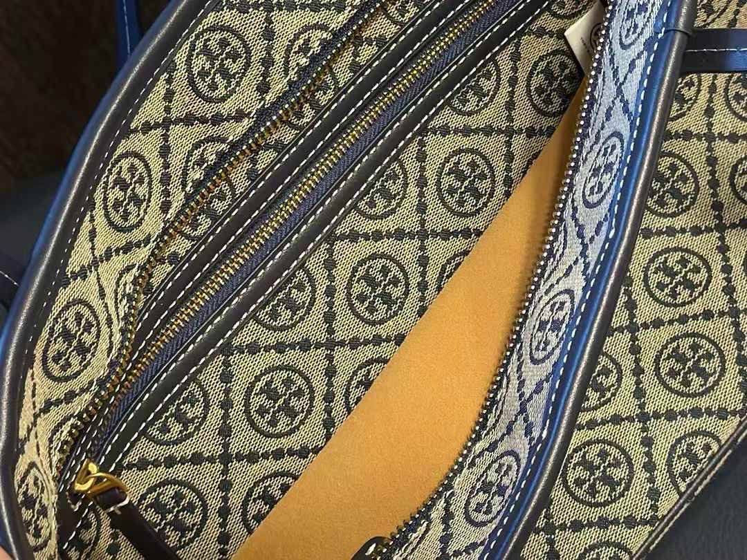 Tory Burch T Monogram Jacquard Tote Bag