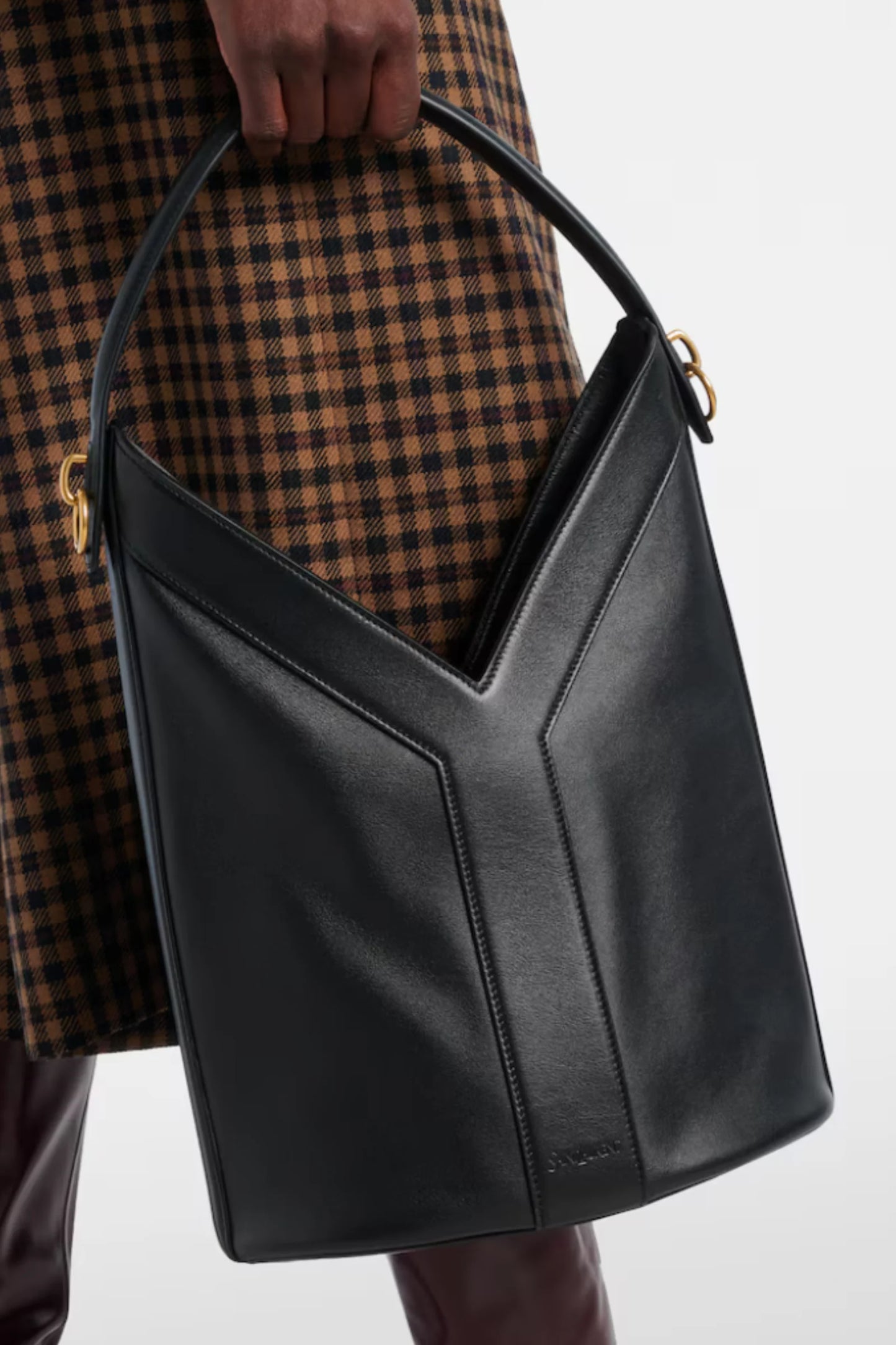 YSL- SAINT LAURENT TOP HANDLE BUCKET BAG