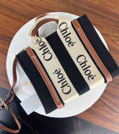 CHLOÉ SMALL WOODY TOTE BAG