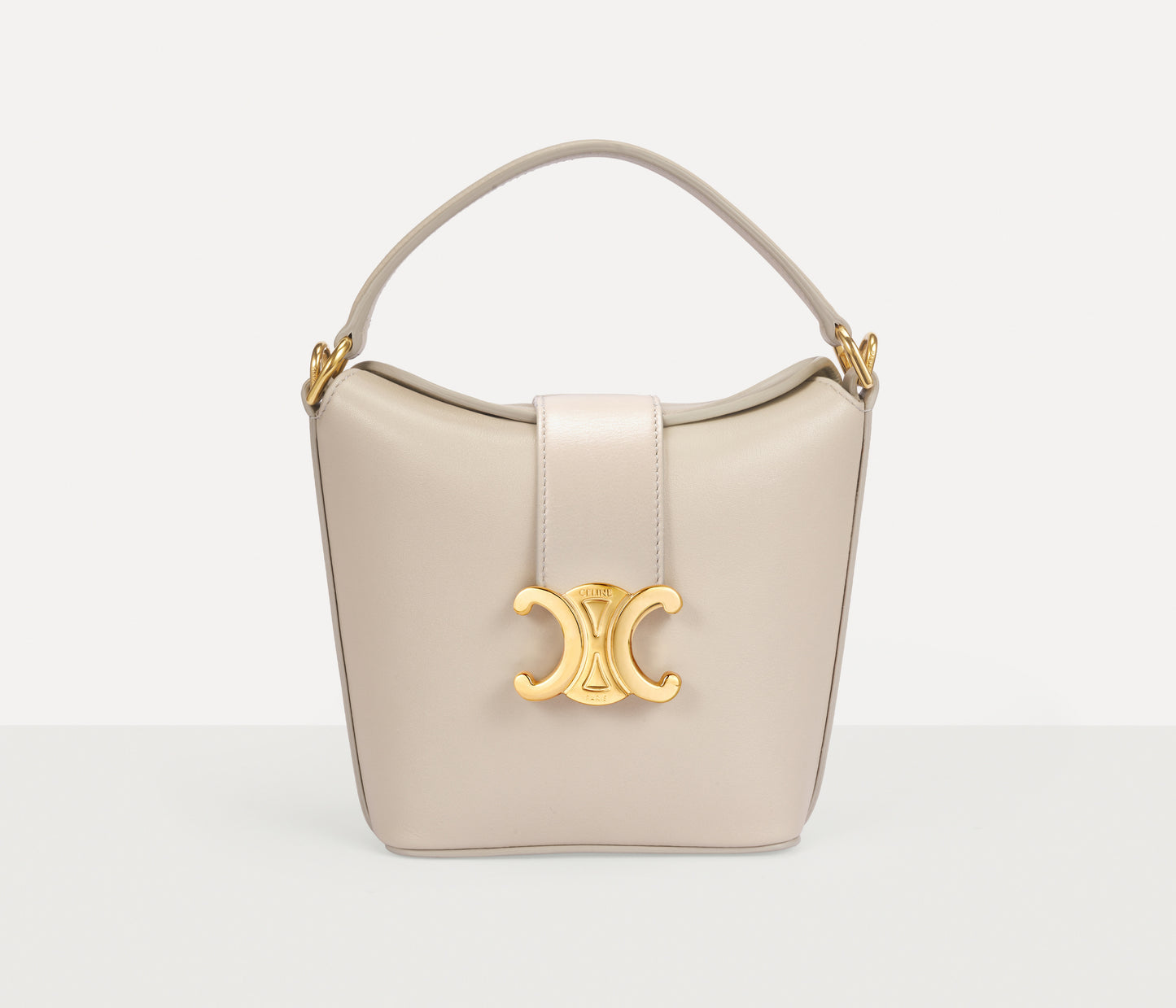 CELINE SMALL BUCKET CUIR TRIOMPHE BAG