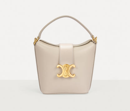 CELINE SMALL BUCKET CUIR TRIOMPHE BAG