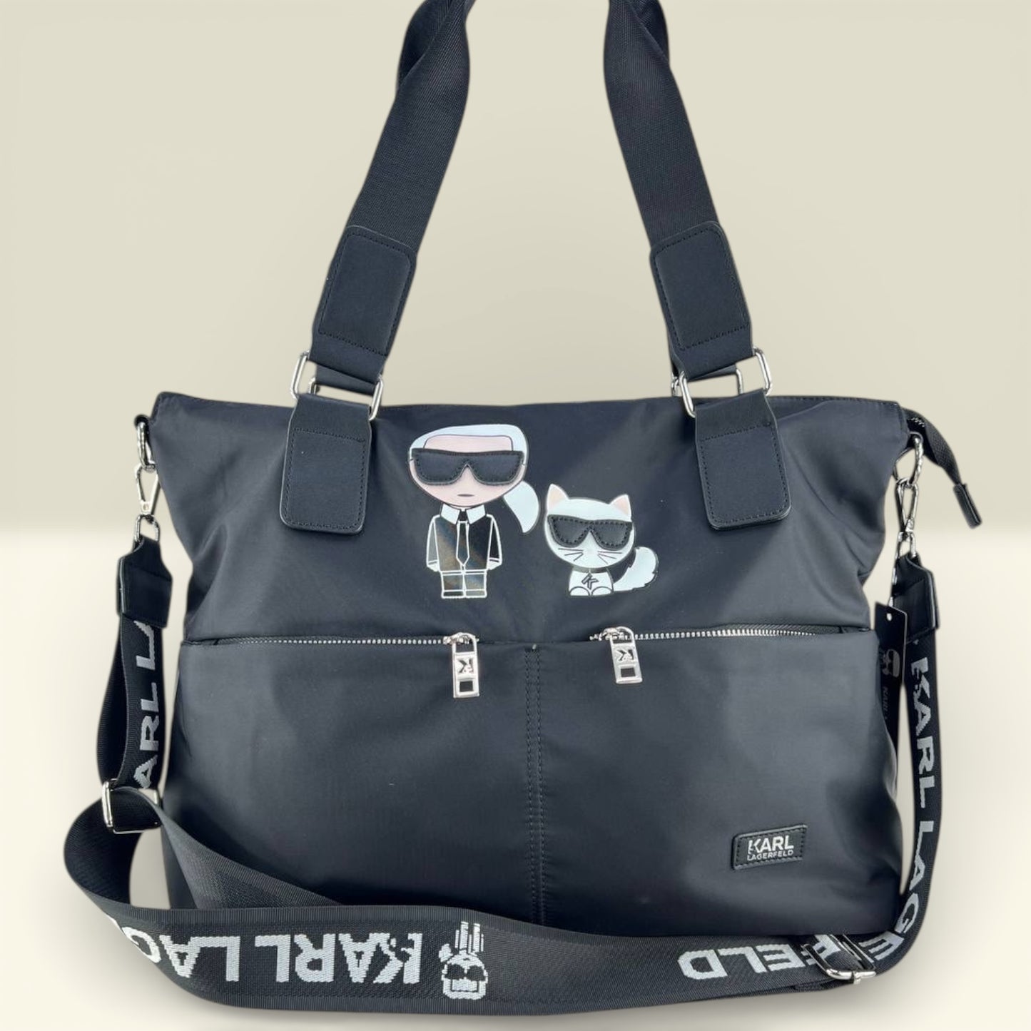 Karl ikon tote bag