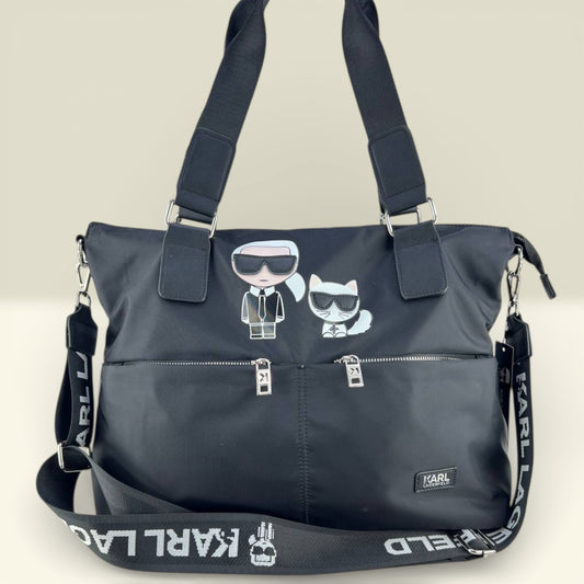Karl ikon tote bag