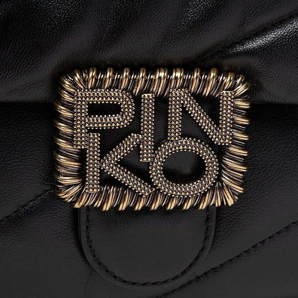 Pinko Love Classic Puff Maxi Quilt Jewel Bag