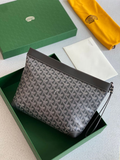 Goyard Conti Pouch in Goyardine Canvas