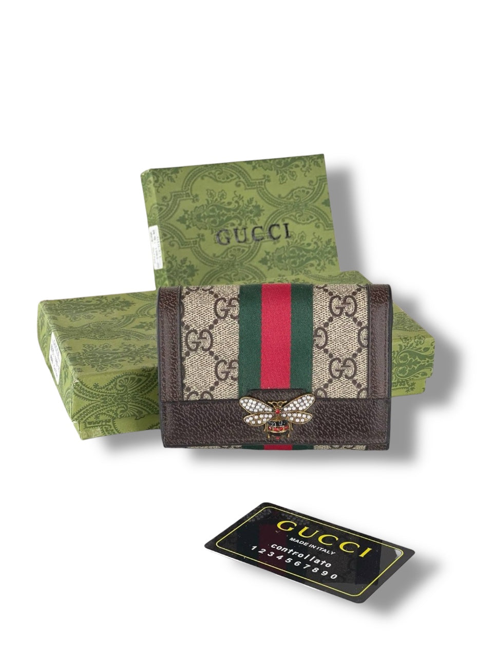 Gucci Queen Margaret GG Supreme Wallet