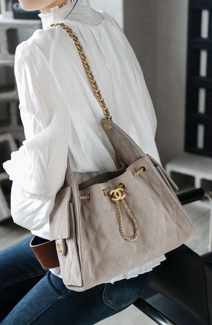 Chanel 25 Mini Handbag suede
